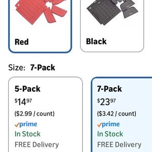 Silicone Kitchen Tool Set - Red and Black